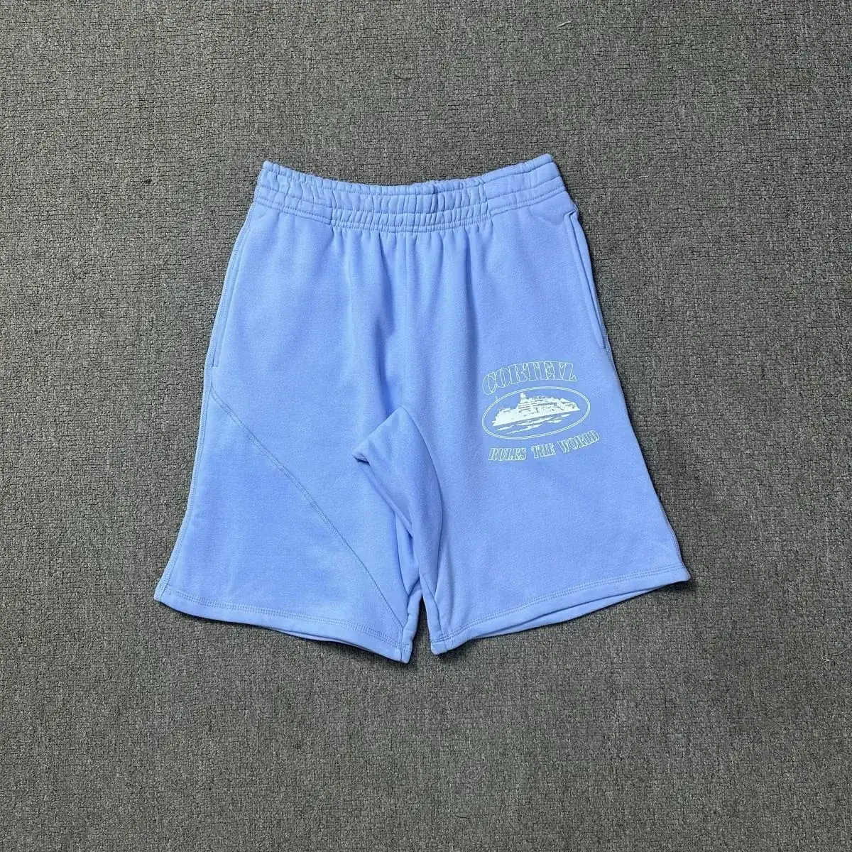 Corteiz Alcatraz Sweatshorts Sky Blue