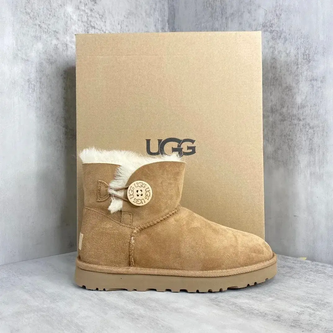 UGG Mini Bailey Button II Chestnut