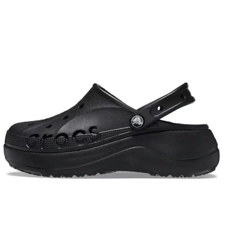 Crocs Baya Platform Clog Black