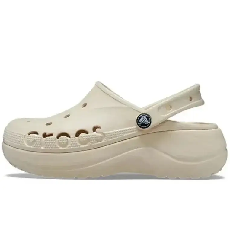 Crocs Baya Platform Clog Bone