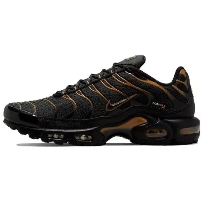 Nike Air Max Plus Cordura Black Metallic Gold
