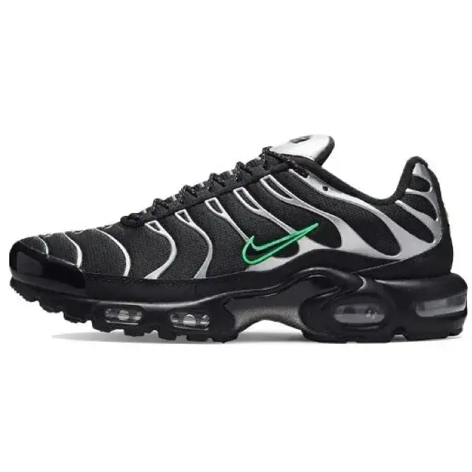 Nike Air Max Plus Black Silver Green Strike