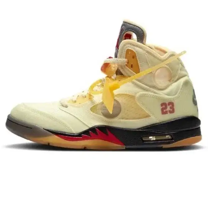 Off-White x Air Jordan 5 Retro Sail