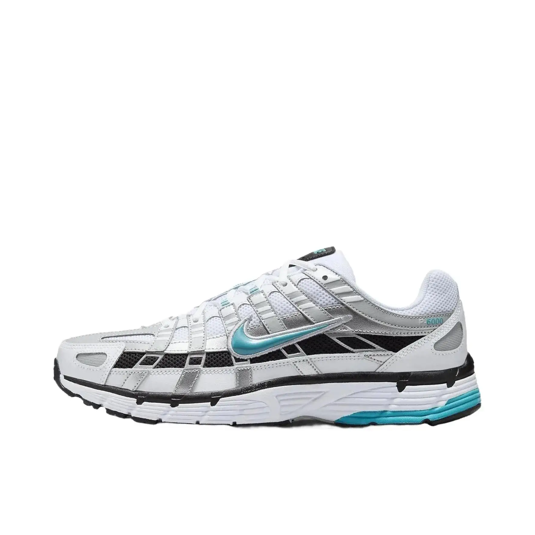 Nike P-6000 Metallic Silver Baltic Blue