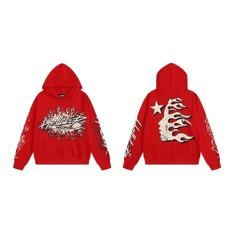 Hellstar Records Hoodie Red