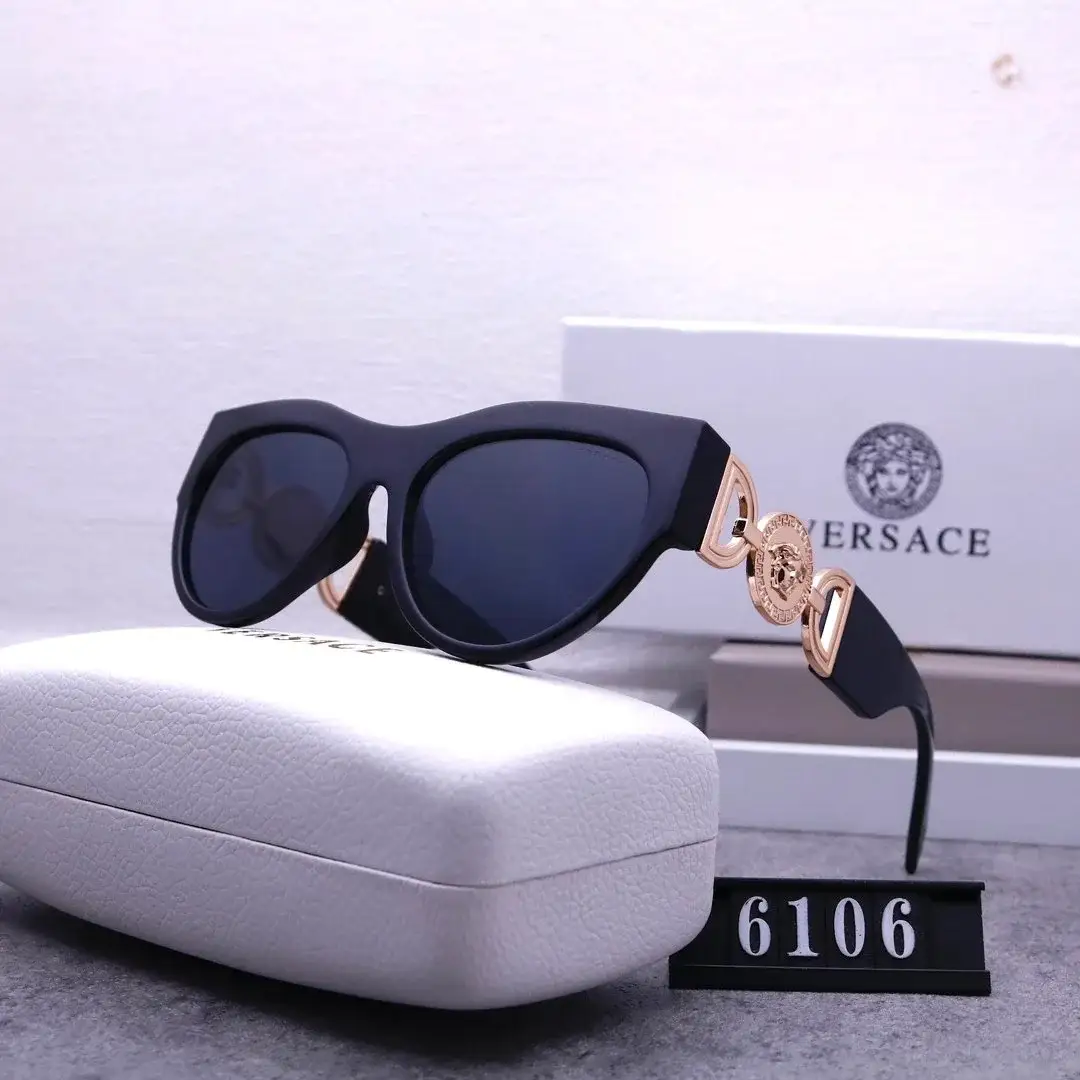 Versace Medusa Cat-Eye Sunglasses Black