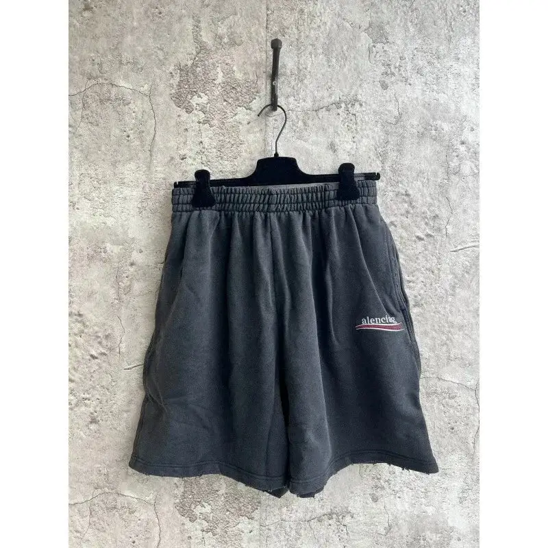 Balenciaga Political Campaign Shorts Wash Black