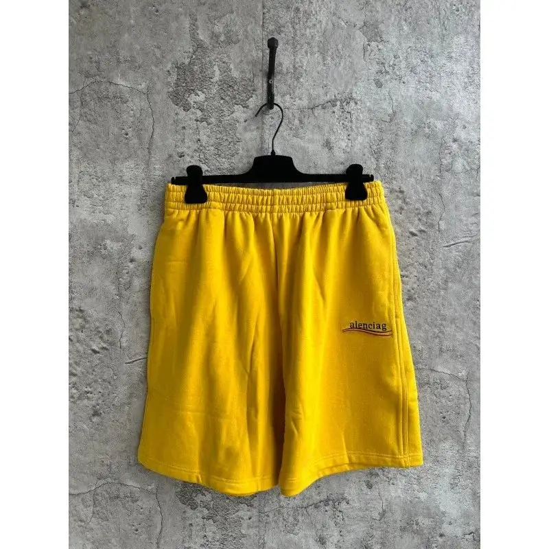 Balenciaga Political Campaign Shorts Yellow