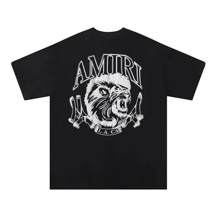 AMIRI Lion L.A. Black T-Shirt