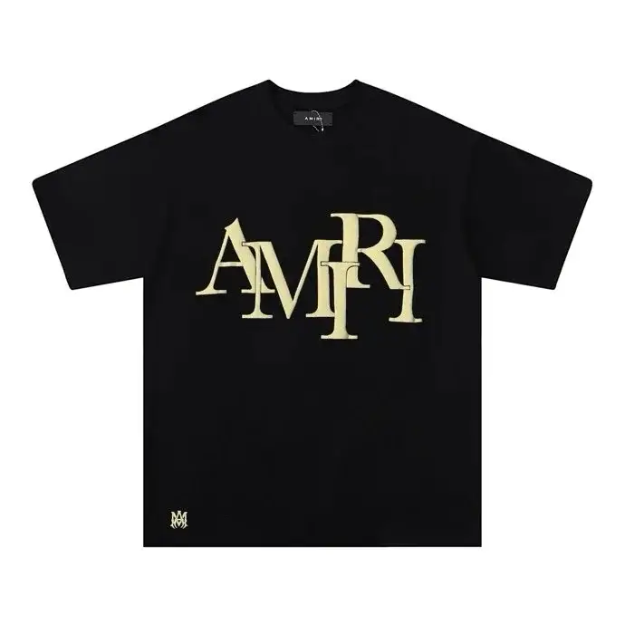 Amiri Core Logo T-Shirt Black Apricot
