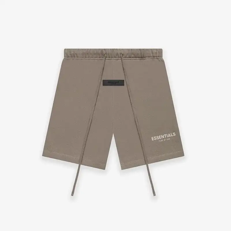 Fear of God Essentials Sand Brown Fleece Shorts