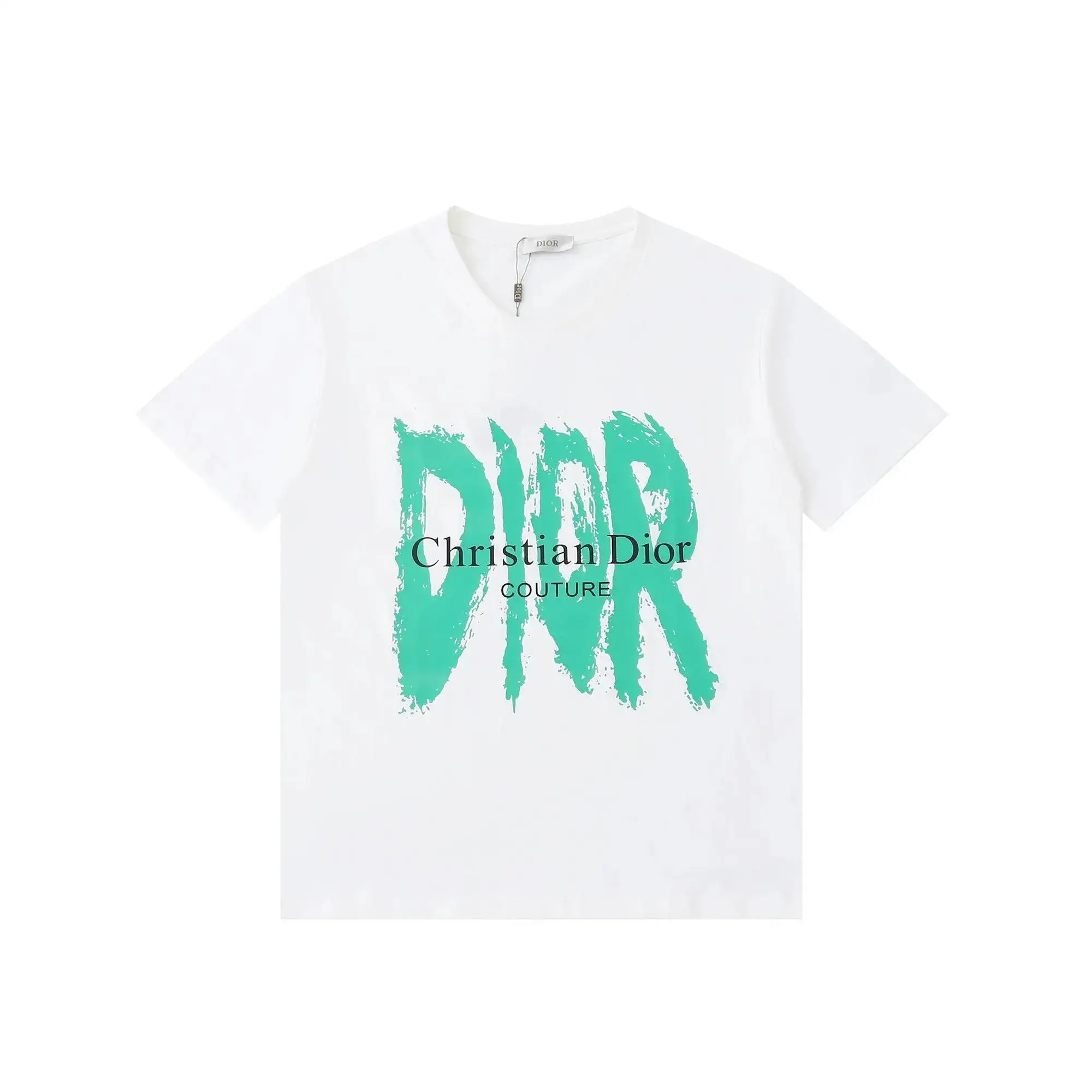 Dior Christian Dior Couture Brushstroke Logo T-Shirt White