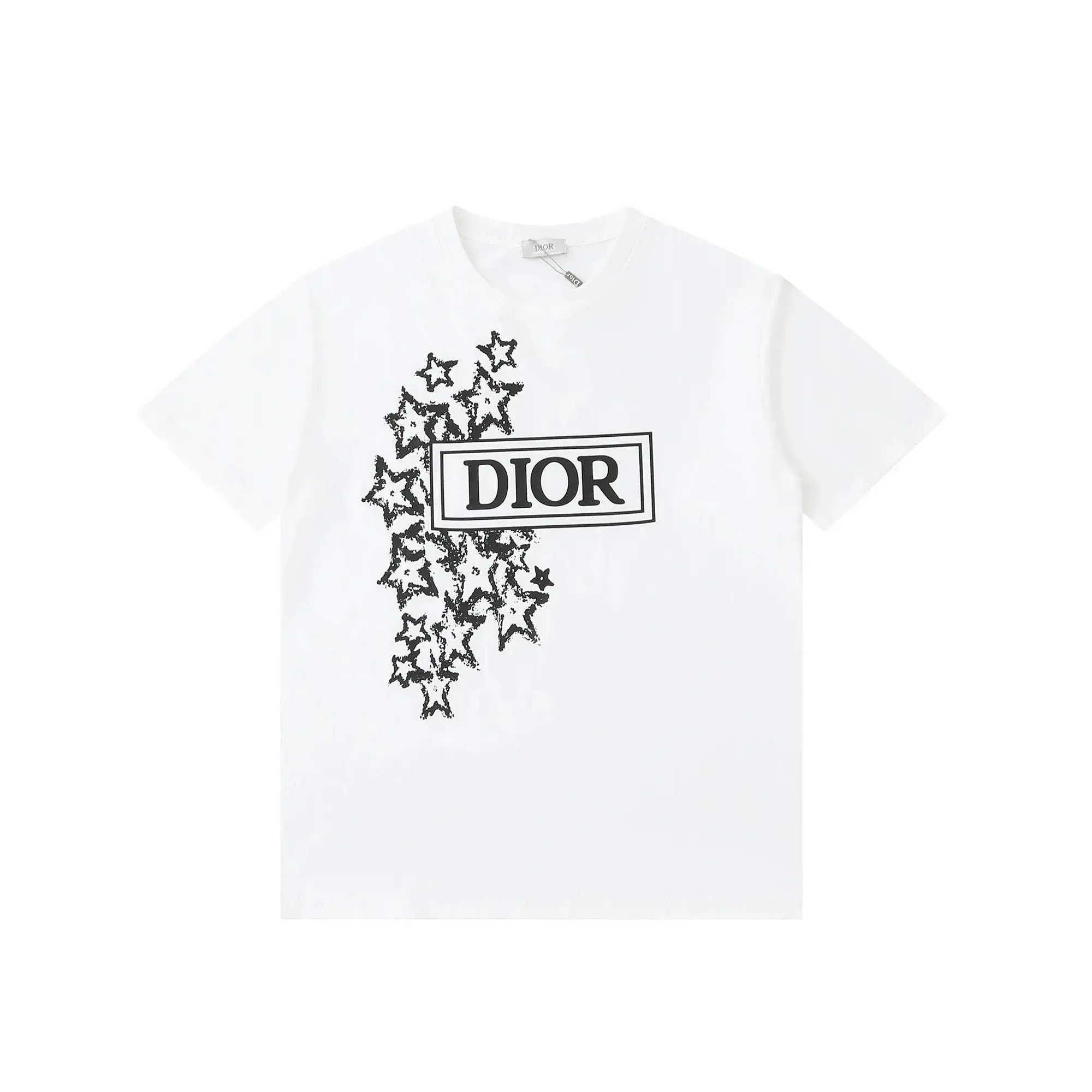 Dior Star Graphic Box Logo T-Shirt White