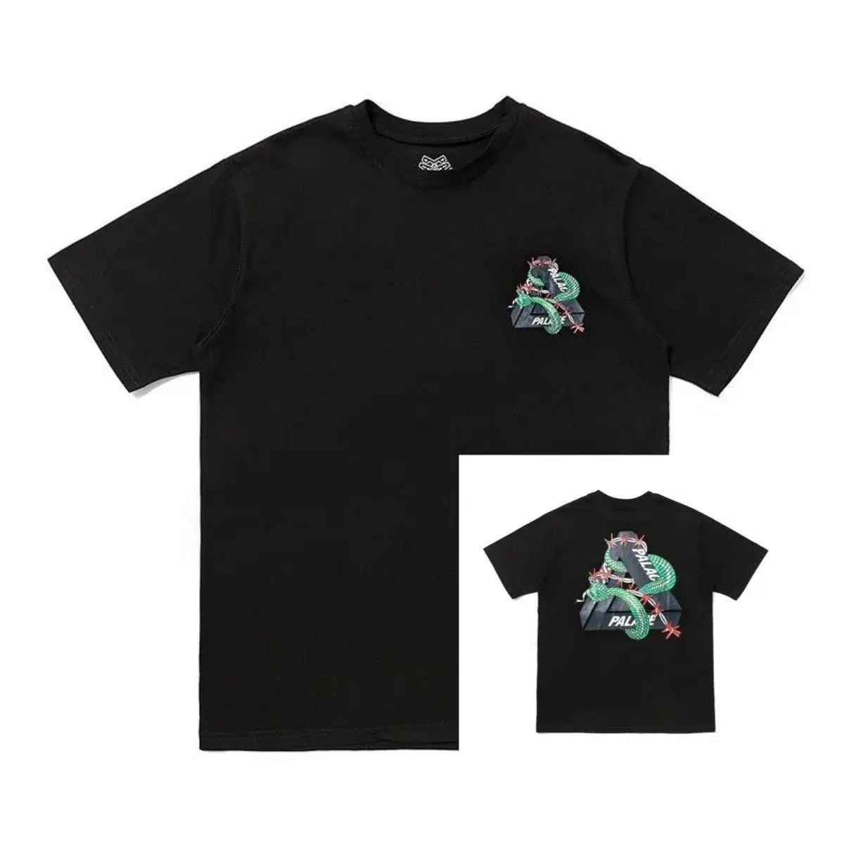 Palace Dragon Tri-Ferg T-Shirt Black