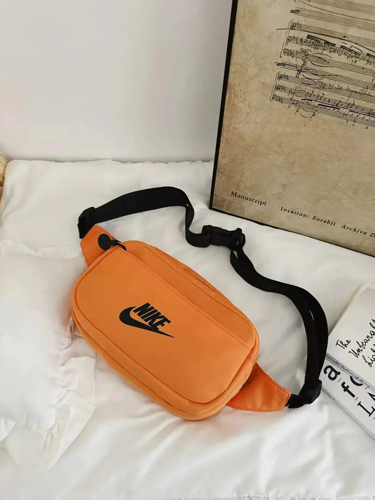 Nike Logo Belt Bag Orange