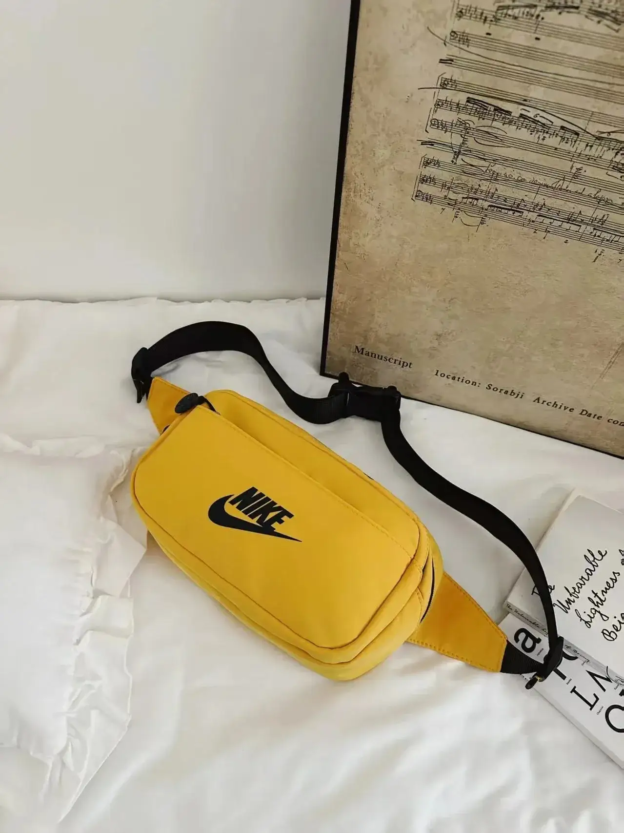 Nike Logo Belt Bag Yellow