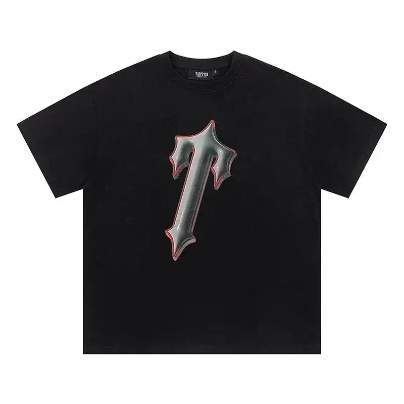 Trapstar T T-Shirt Black Red