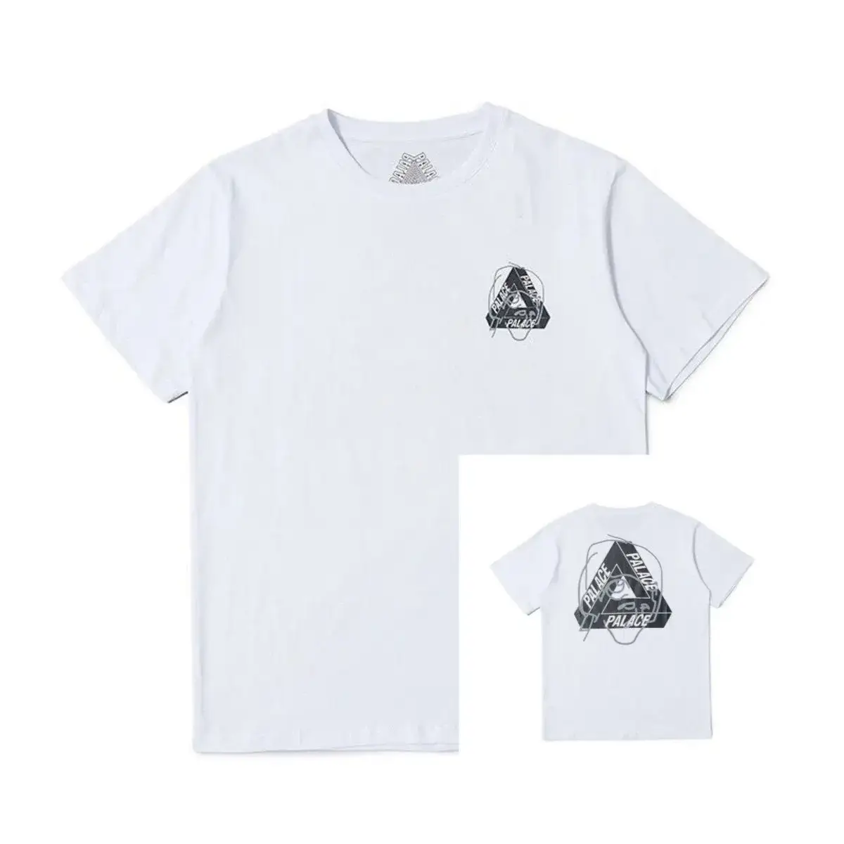 Palace Sketch Tri-Ferg T-Shirt White