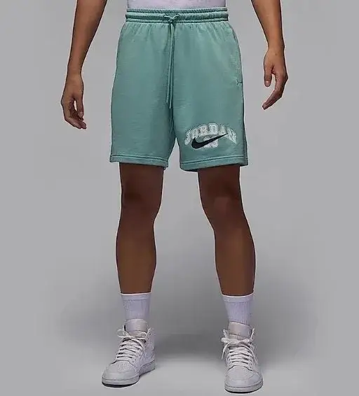Jordan Graphic Fleece Shorts Mint Green