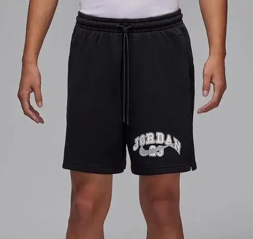 Jordan Graphic Fleece Shorts Black
