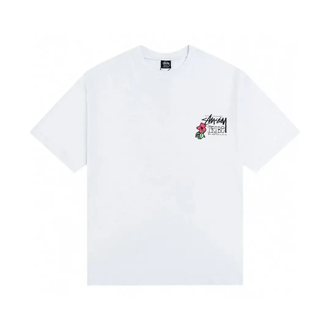 Stüssy Tribe Flower White T-Shirt