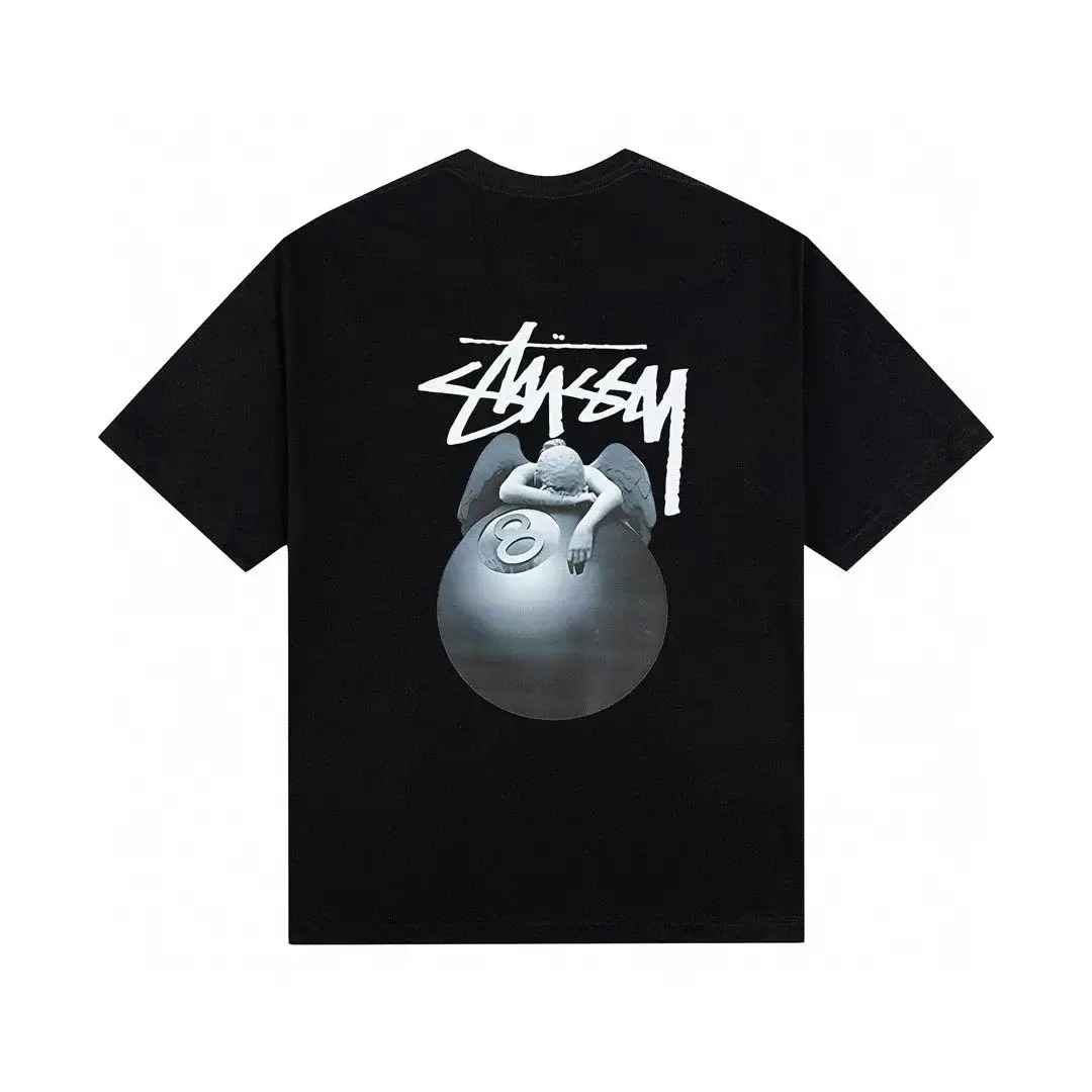 Stüssy 8-Ball Angel Black T-Shirt
