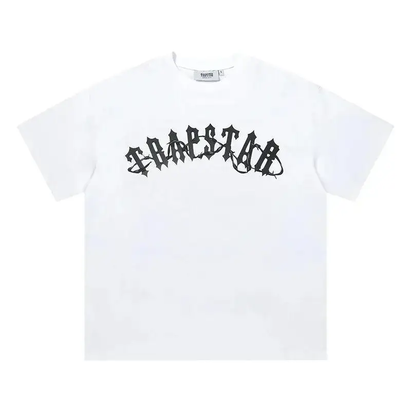 Trapstar Gothic Arch Logo White Tee