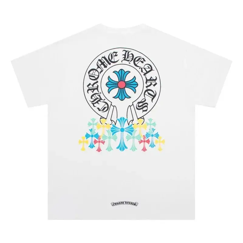 Chrome Hearts Horseshoe Multi-Cross T-Shirt White
