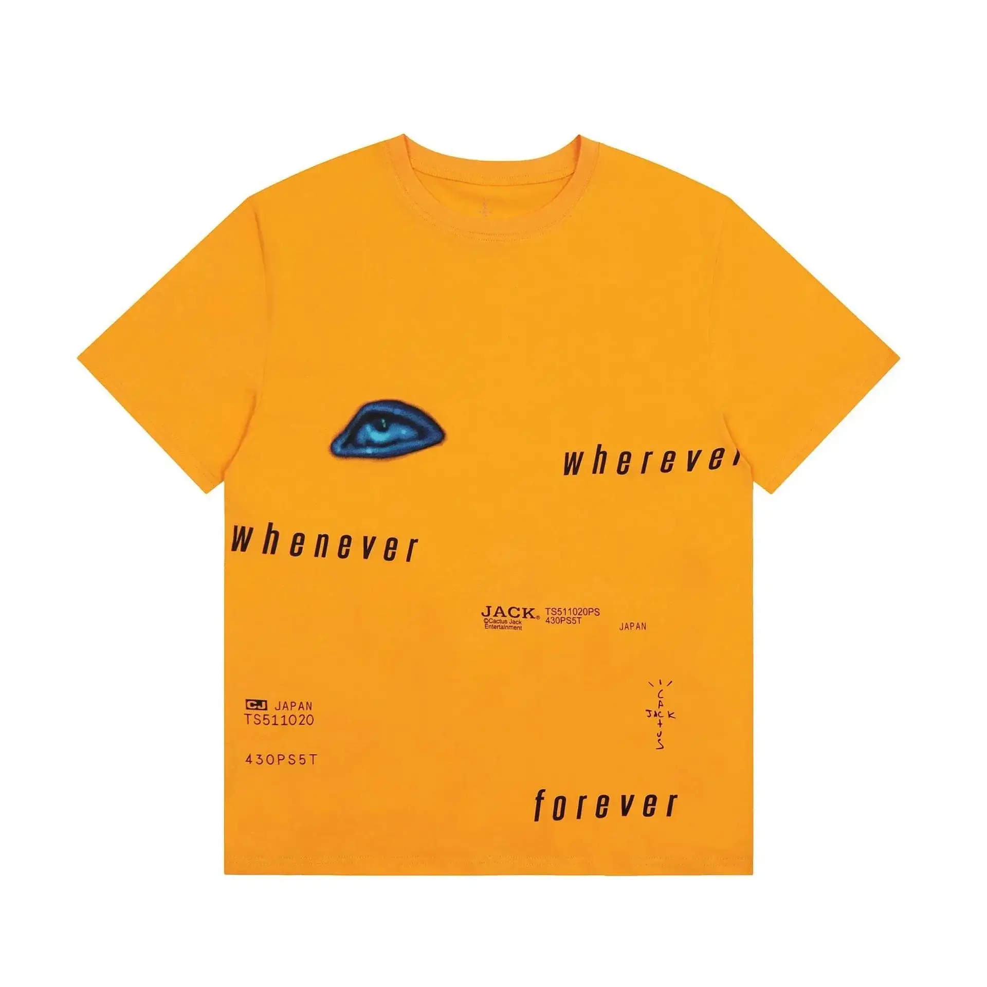 Travis Scott Cactus Jack Wherever Orange T-Shirt