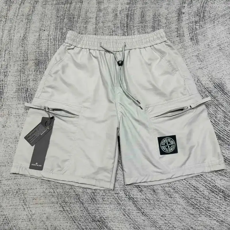 Stone Island Cargo Shorts Light Grey