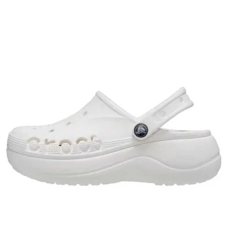 Crocs Women's Baya Platform Clog White