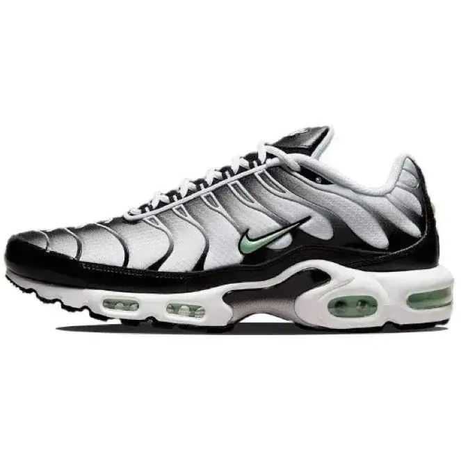 Nike Air Max Plus Black White Green Glow