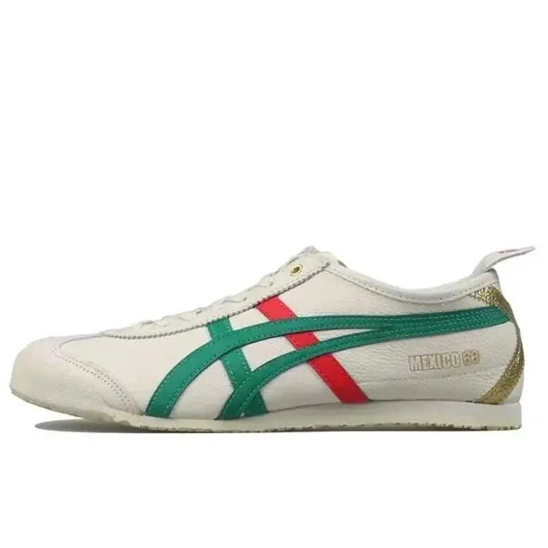 Onitsuka Tiger Mexico 66 Birch Green Red Gold