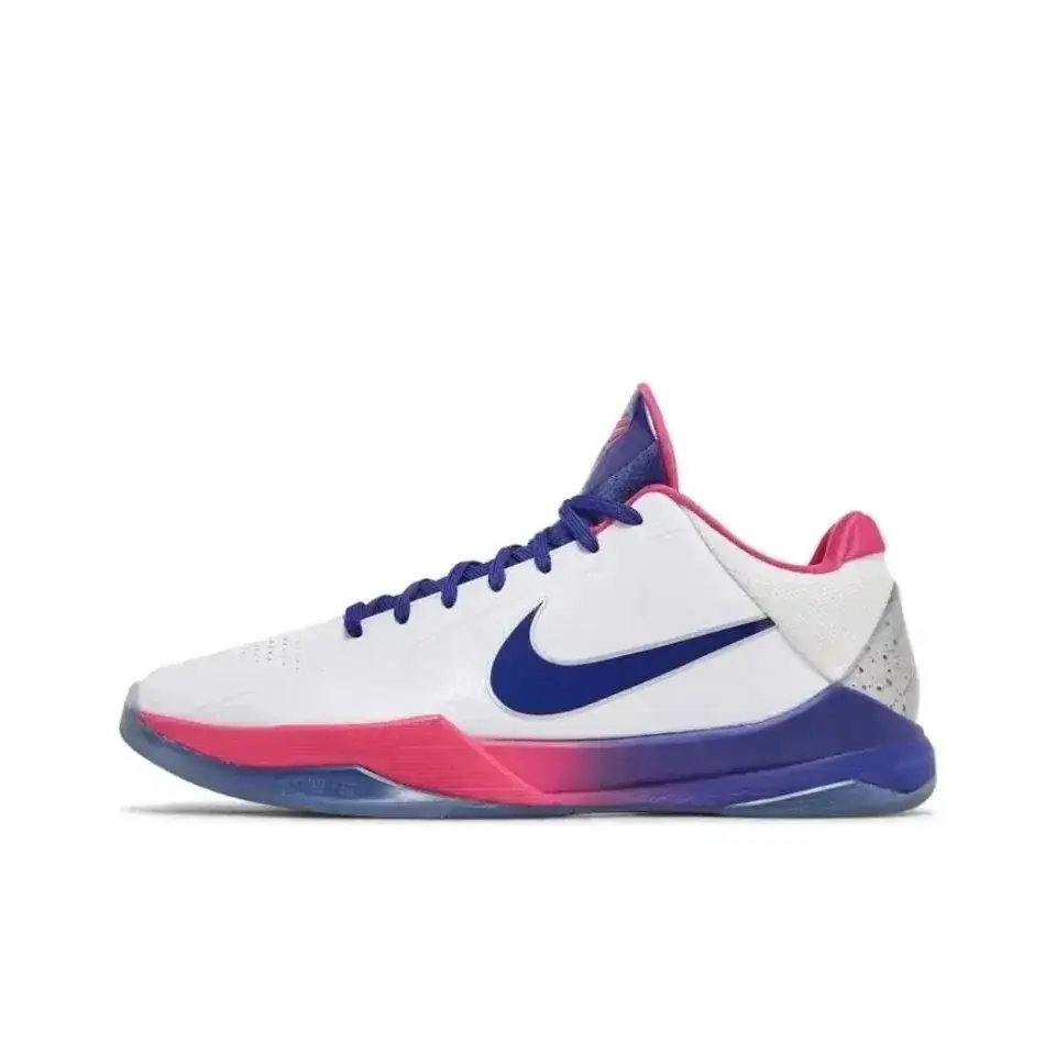 Nike Zoom Kobe 5 White Purple Pink
