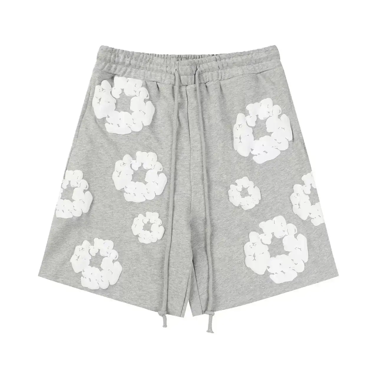 Denim Tears The Cotton Wreath Sweatshorts Heather Grey
