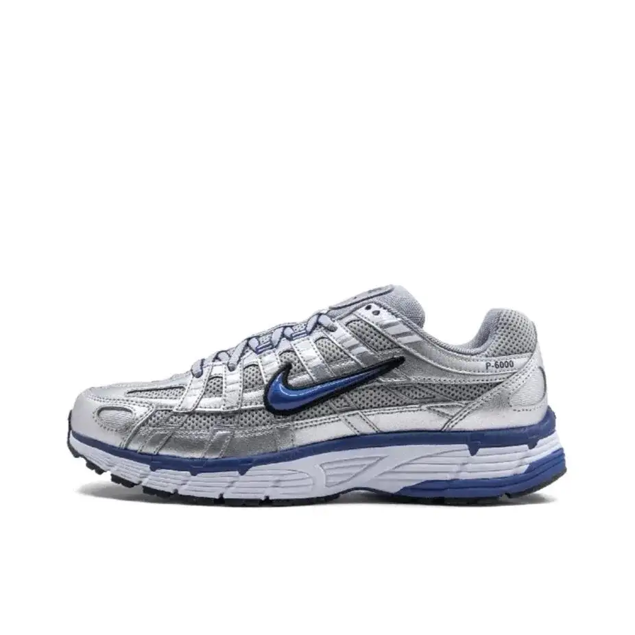 Nike P-6000 Metallic Silver Deep Royal Blue