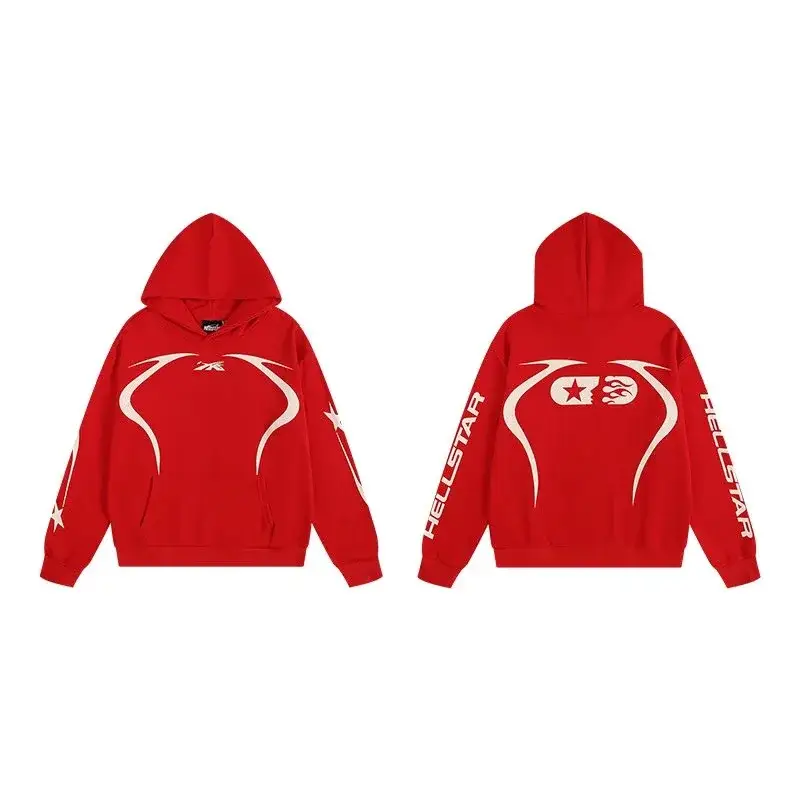 Hellstar Capsule 10 Track Hoodie Red