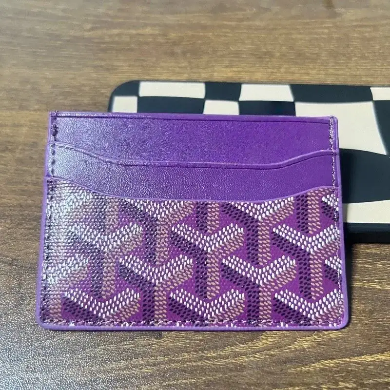 Goyard Saint Sulpice Card Holder Purple