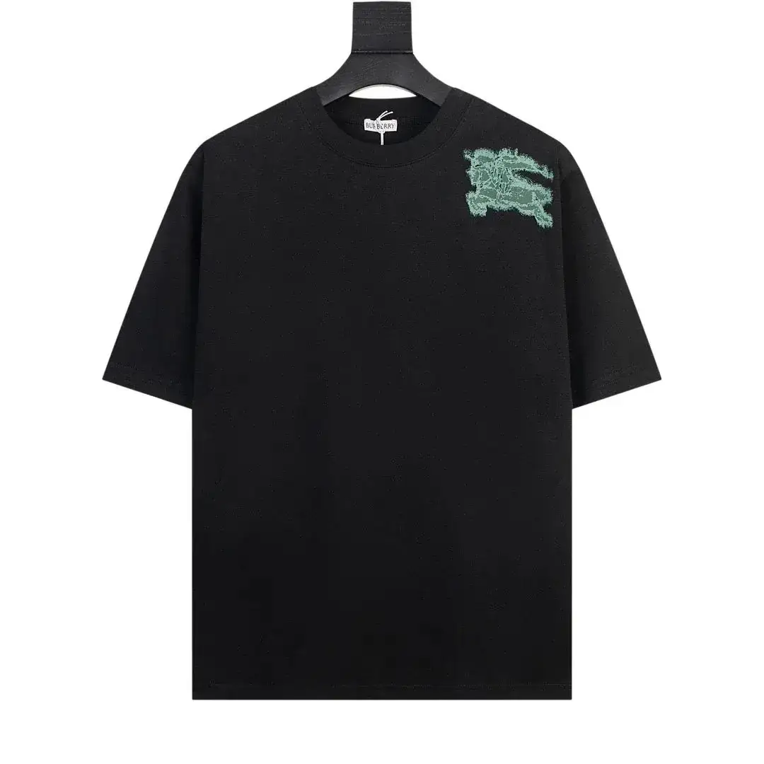 Burberry EKD Applique T-Shirt Black Sage Green
