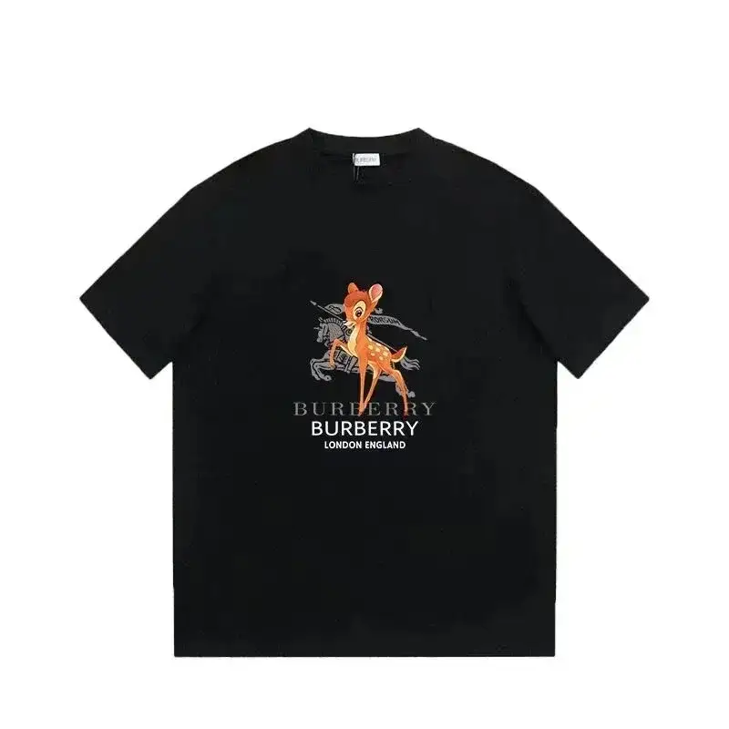 Burberry Bambi Fawn Graphic T-Shirt Black