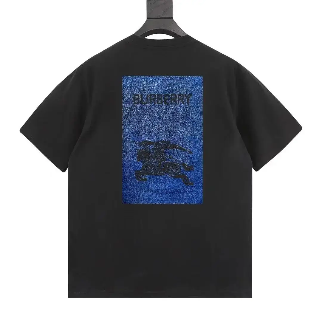 Burberry Equestrian Knight Graphic T-Shirt Black