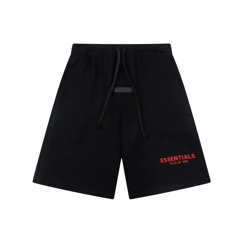 Fear of God Essentials Sweatshorts Black Red