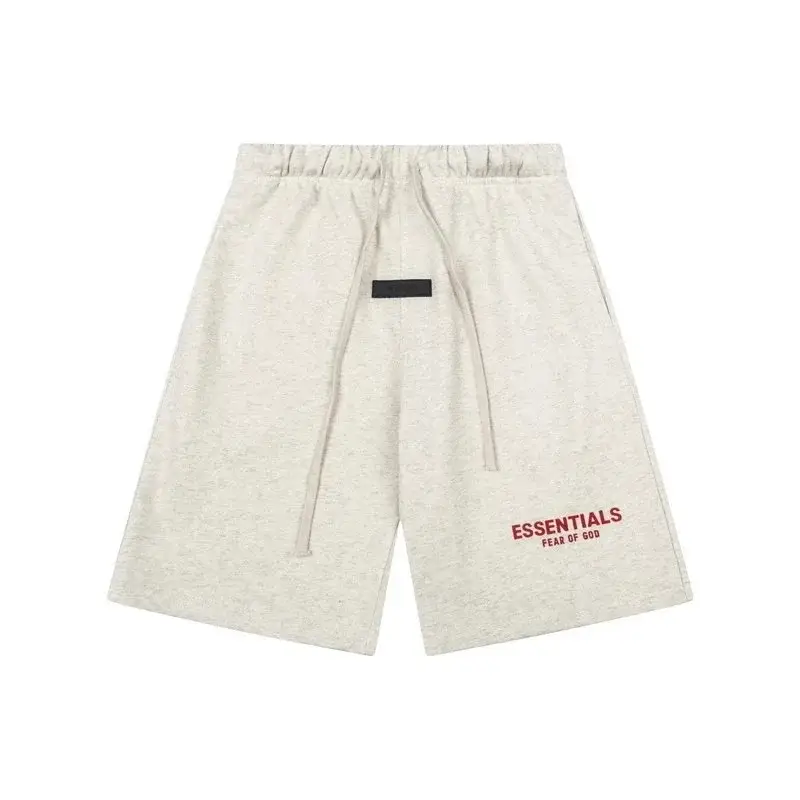 Fear of God Essentials Sweatshorts Oatmeal Red
