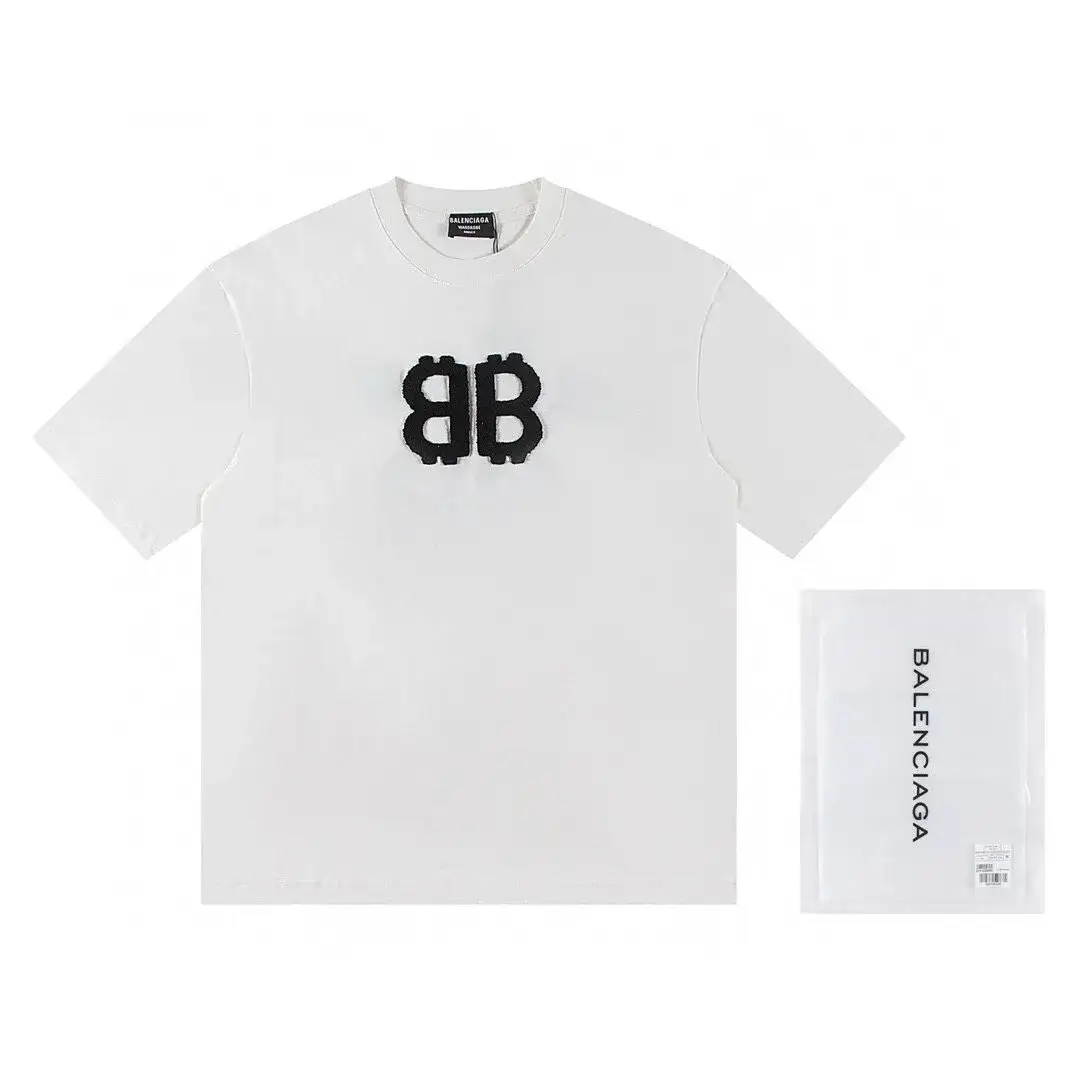 Balenciaga Crypto Logo T-Shirt White