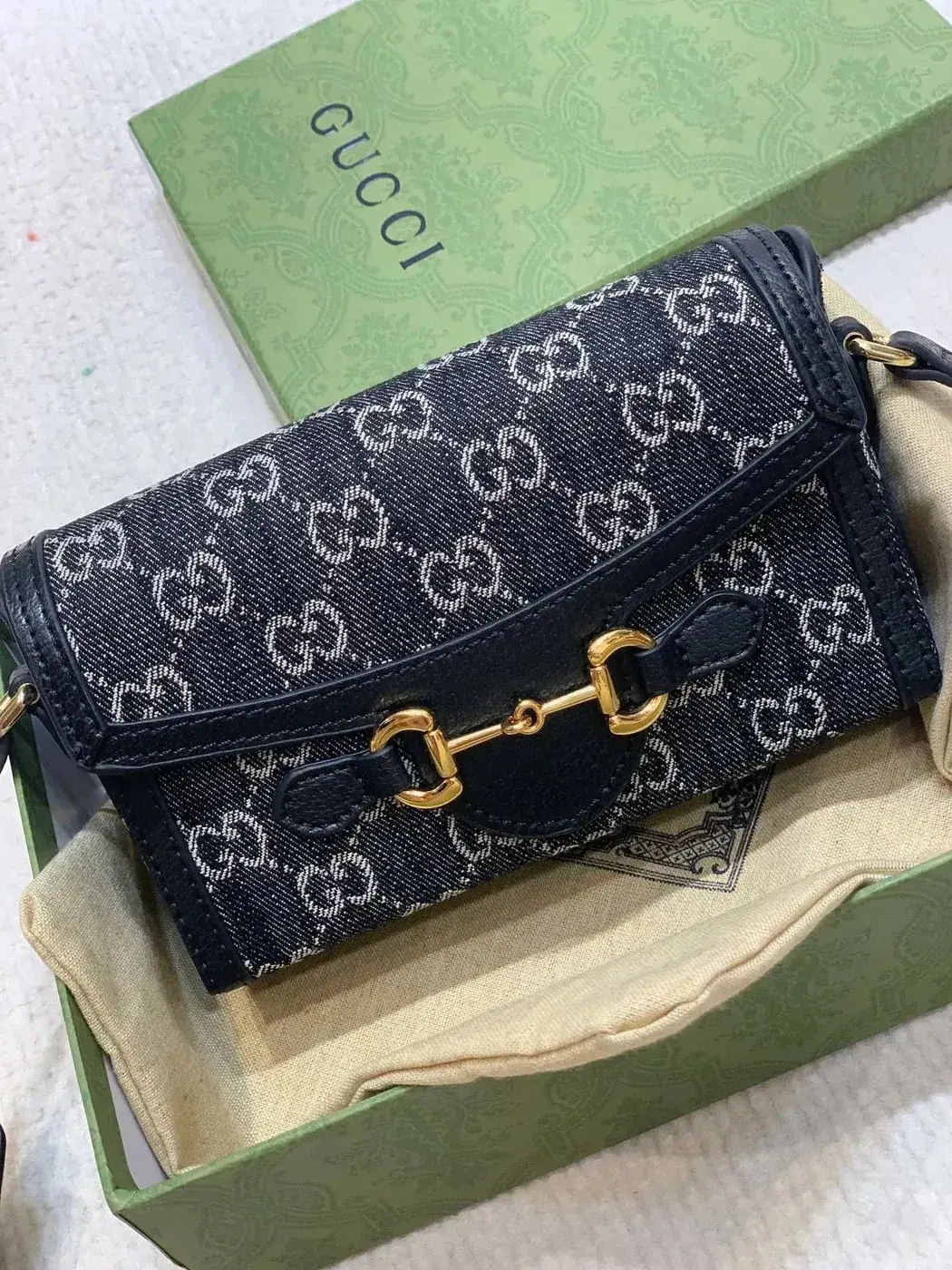 Gucci 1955 Horsebit Mini Crossbody Bag