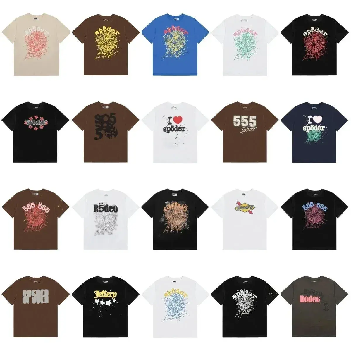 Sp5der (Spider Worldwide) Printed T-Shirts