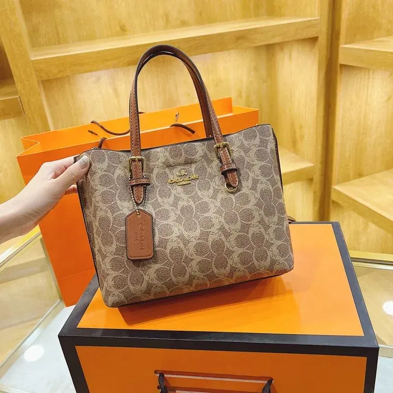 Coach classic monogram tote bag
