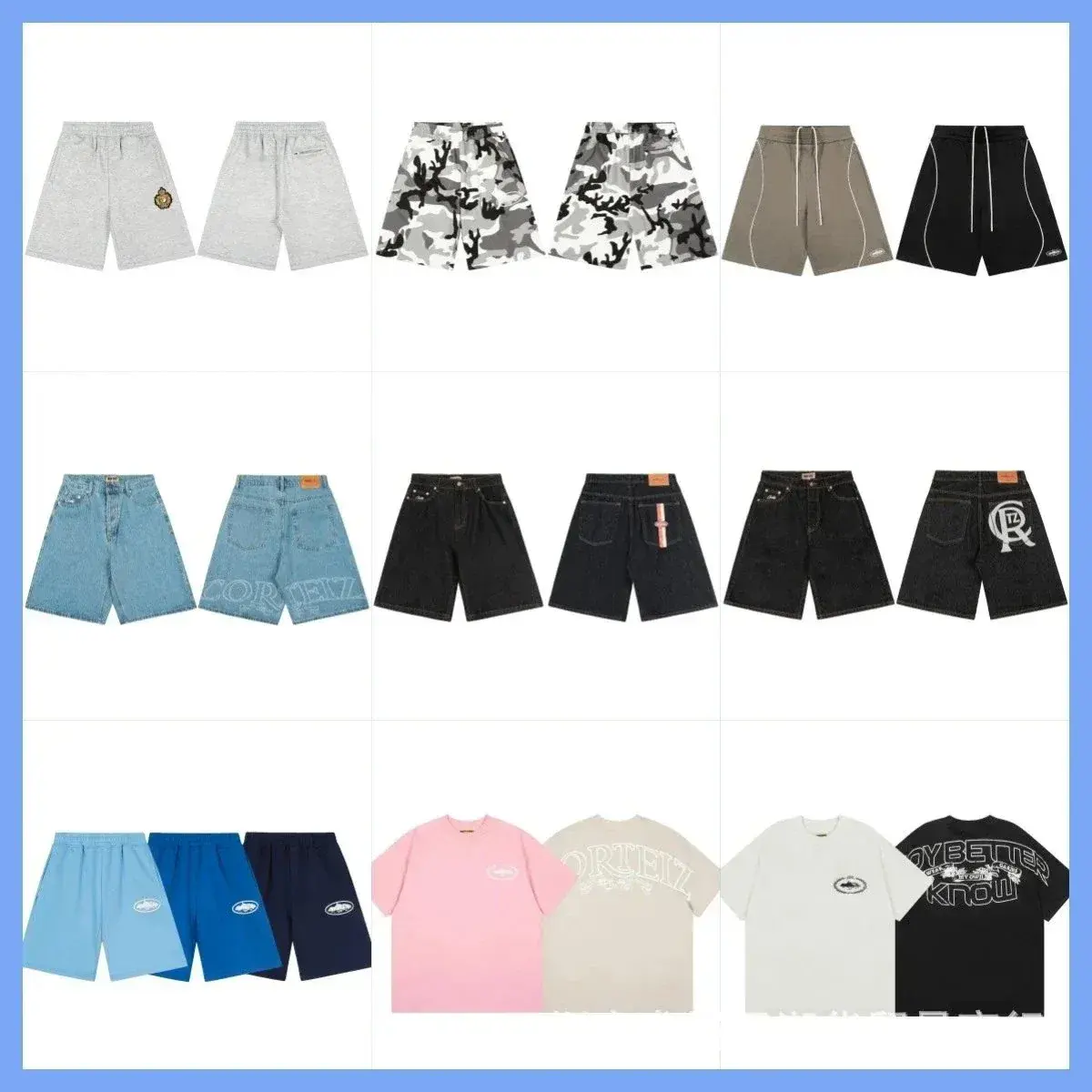 Corteiz Shorts and T-Shirts