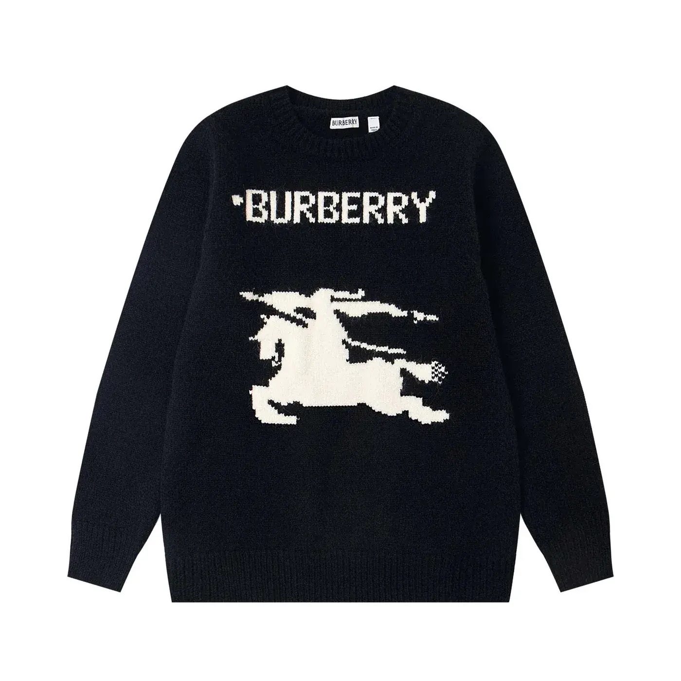 Burberry Crew-Neck Knitted Sweater