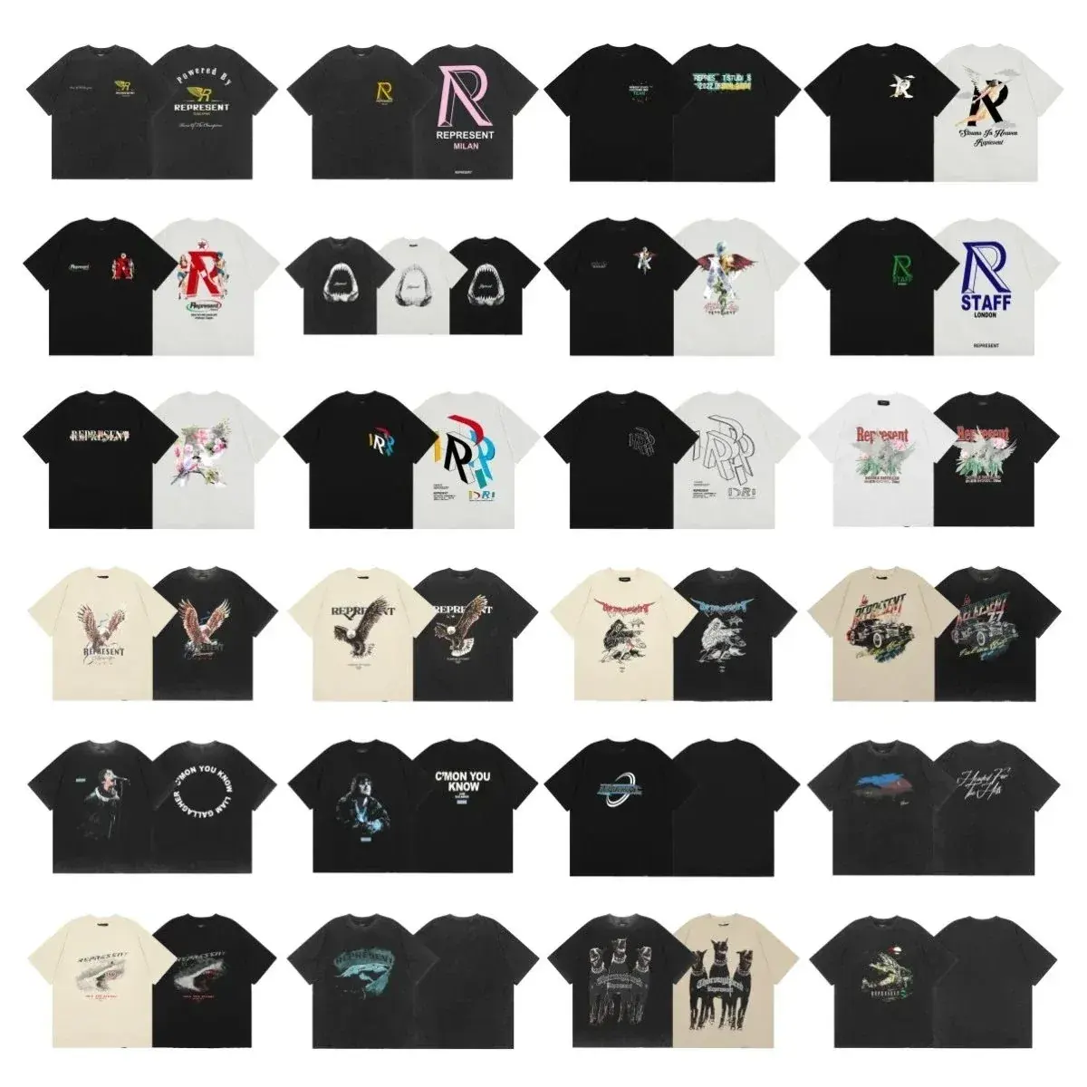 Represent Brand High-Street Style T-Shirt